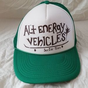 Otto green/white baseball cap
